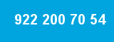 922 200 70 54